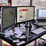 Messy desk